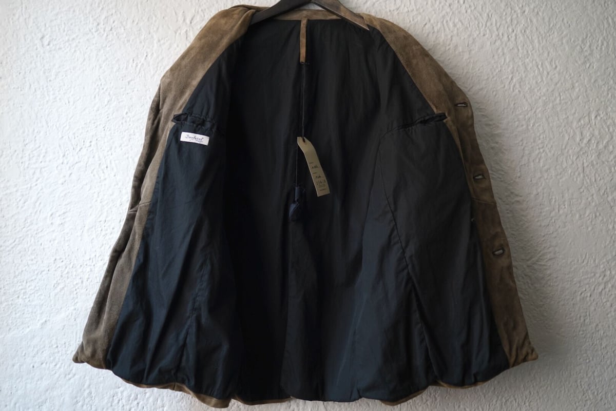 16SS Work Leather Jacket ゴートスウェードレザーブレザー 16SS Work Leather Jacket ゴートスウェードレザーブレザー