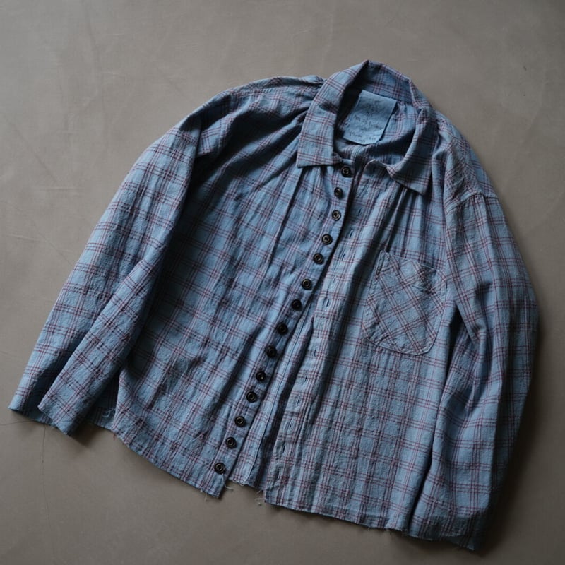 john alexander skelton クロスチェックシャツ john alexander skelton クロスチェックシャツ