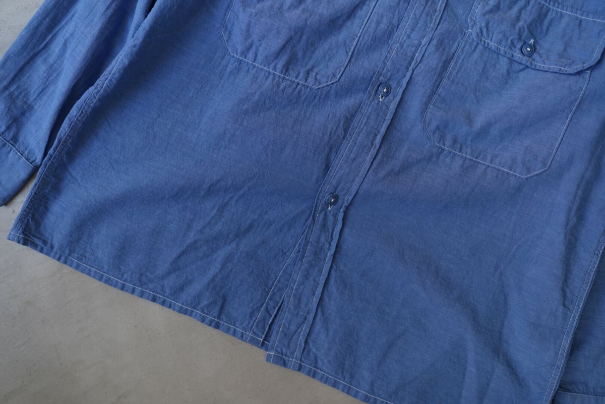 21SS ベタシャン シャンブレーCPOシャツ / COMOLI(コモリ) | D 21SS ベタシャン シャンブレーCPOシャツ / COMOLI(コモリ) | D