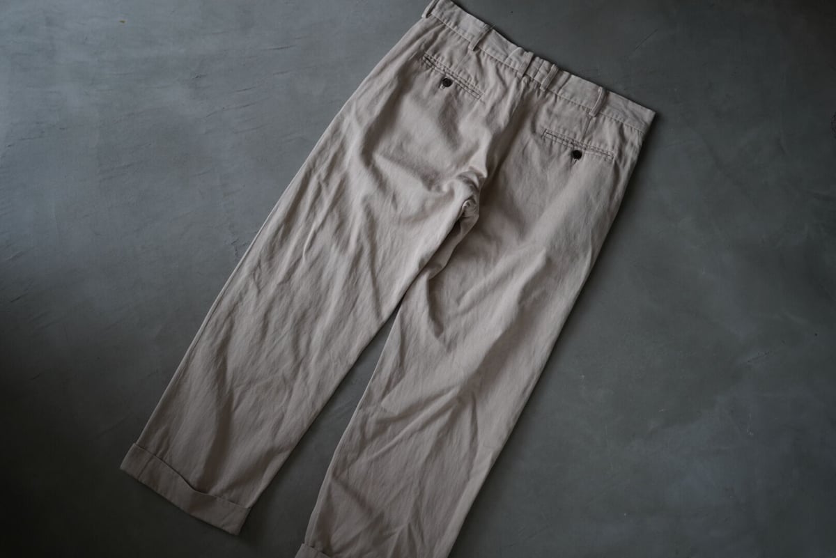 GEOFFREY B. SMALLチノトラウザーズネイビー46