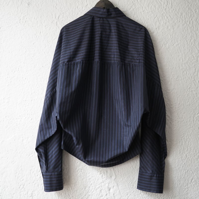 20AW ROUND BACK SHIRT ストライプシャツ / BOTTER(ボッター) | 20AW ROUND BACK SHIRT ストライプシャツ / BOTTER(ボッター) |