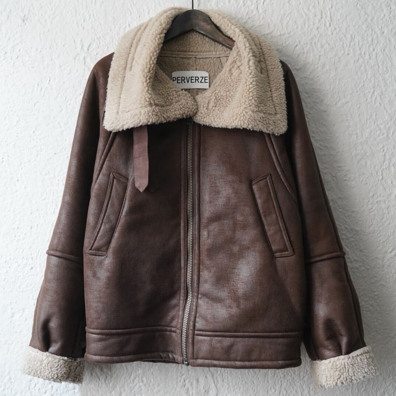 19AW WIDE COLLAR MOUTON COAT ワイドカラームートンコート / PE 19AW WIDE COLLAR MOUTON COAT ワイドカラームートンコート / PE