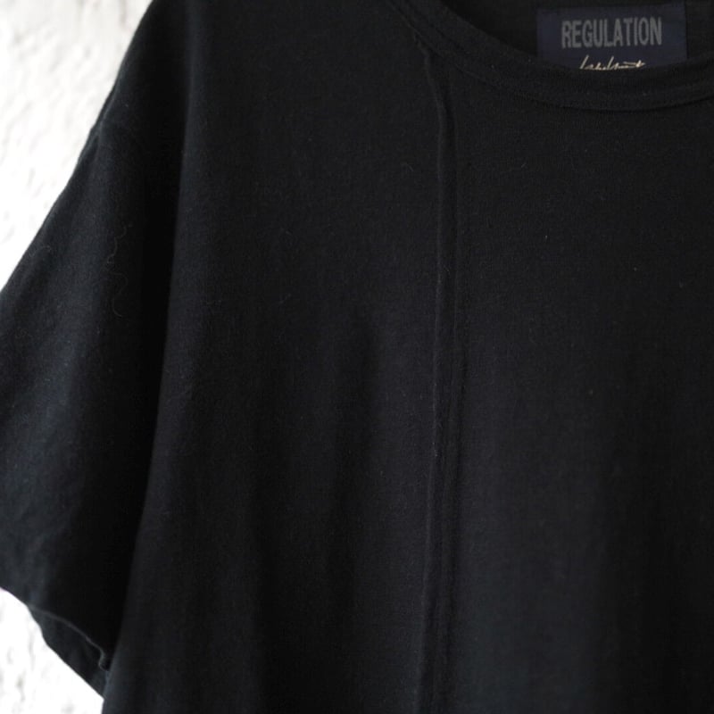 20SS パターン切替クルーネック半袖Tシャツ / REGULATION Yohji Yama...