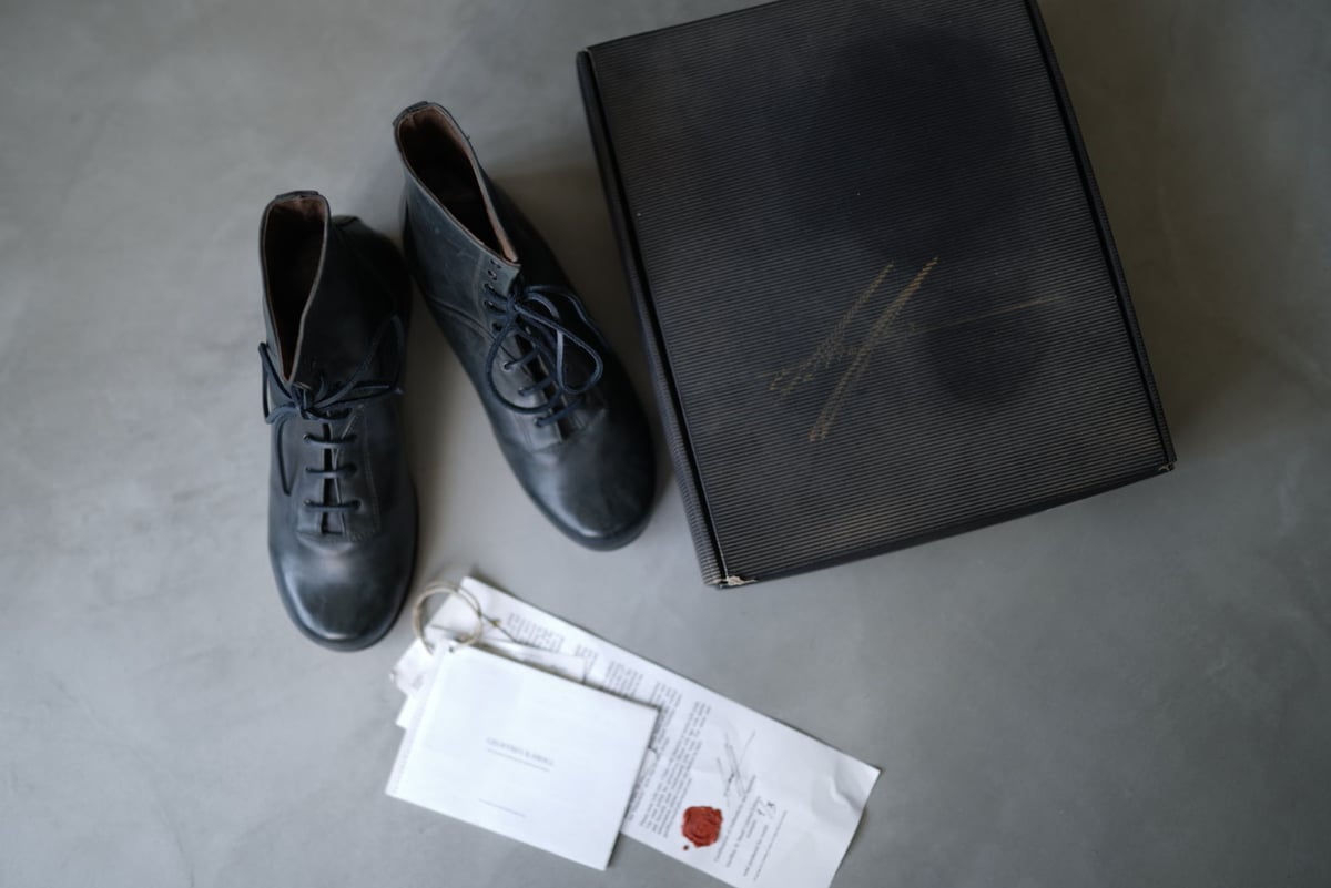 ミドルカットレザーブーツ / Geoffrey.B.Small(ジェフリービースモール  