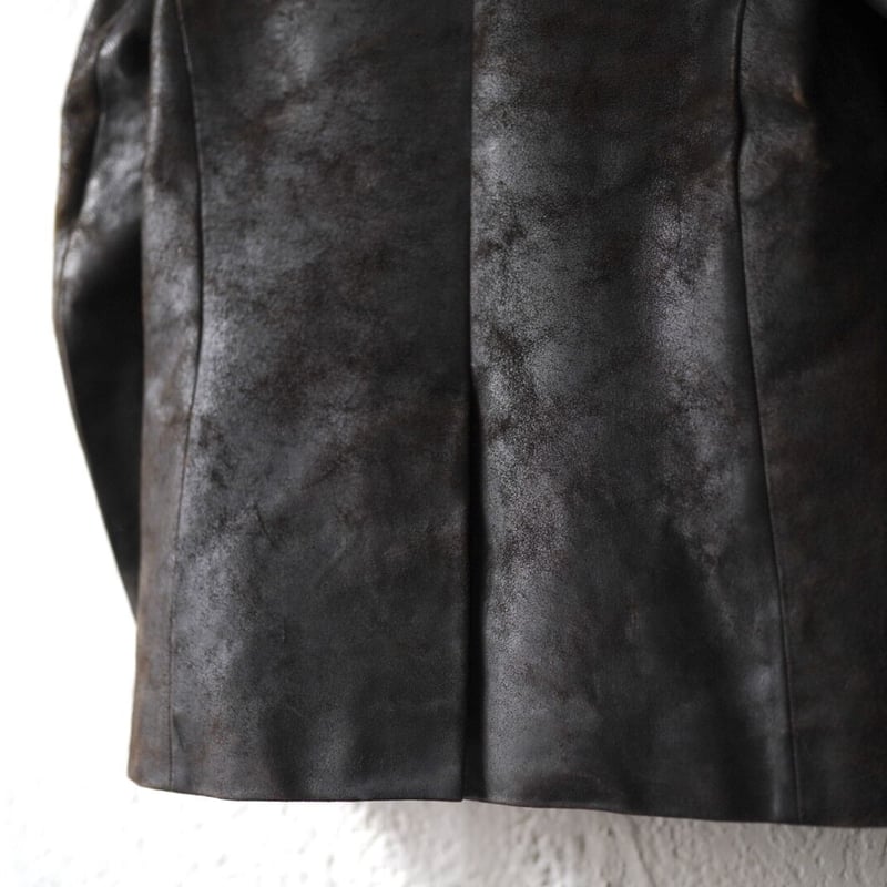 02AW デストロイホースレザーテーラードジャケット / C DIEM(カルペ  