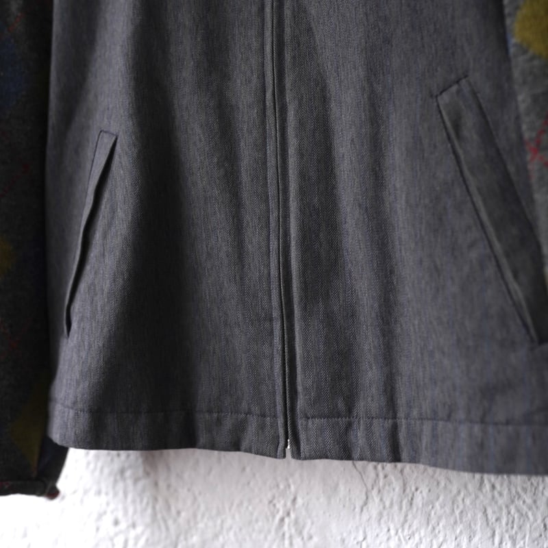 96AW モッズ期 ニットドッキングブルゾンジャケット / COMME des 96AW モッズ期 ニットドッキングブルゾンジャケット / COMME des