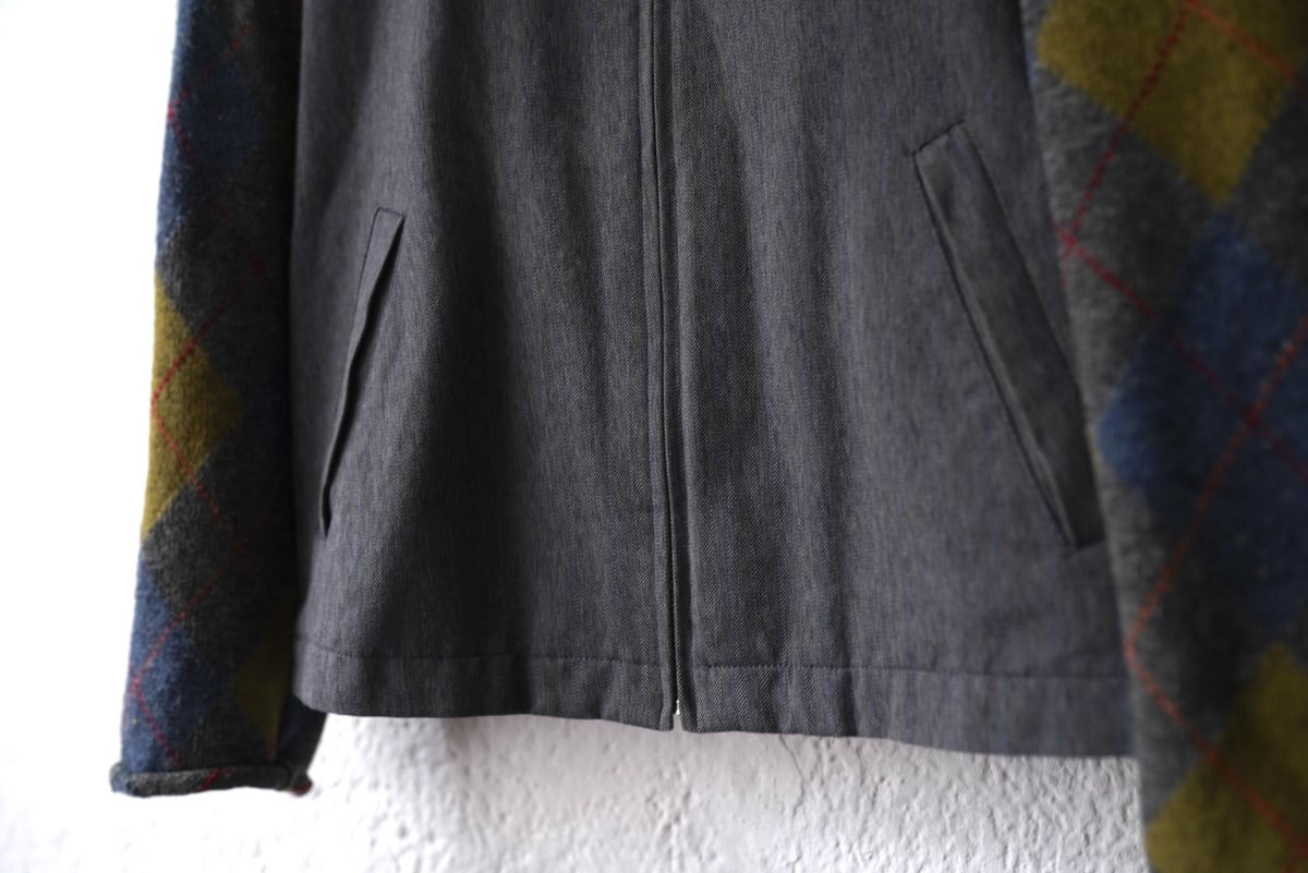 96AW モッズ期 ニットドッキングブルゾンジャケット / COMME des 96AW モッズ期 ニットドッキングブルゾンジャケット / COMME des
