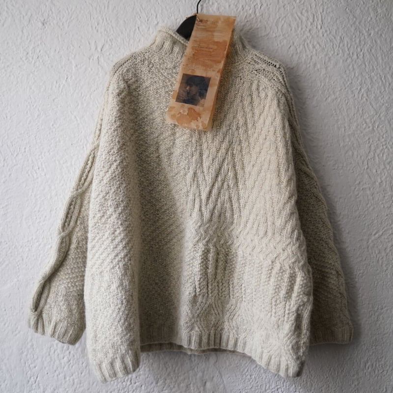 21AW “Virginia Jumper” 手編みアランニットセーター 1 / isabel