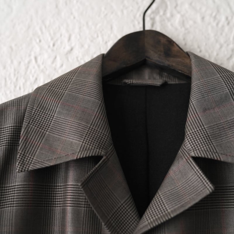 10AW チェック柄ステンカラーコート / Maison Martin Margiela 10AW チェック柄ステンカラーコート / Maison Martin Margiela