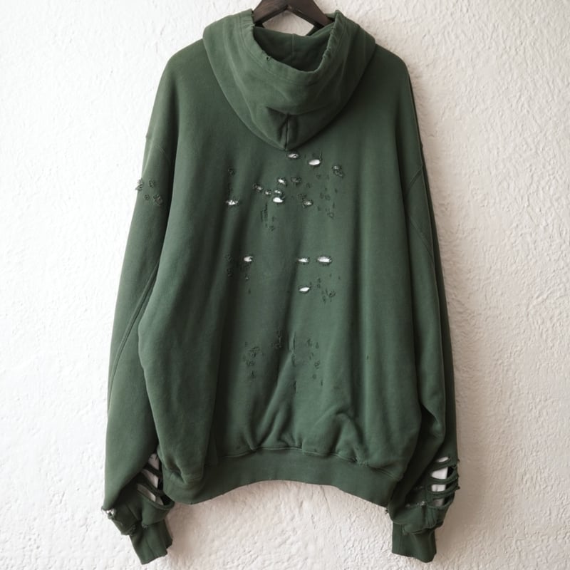 21SS CAPS DESTROYED HOODIE デストロイ加工ロゴミディアム 21SS CAPS DESTROYED HOODIE デストロイ加工ロゴミディアム