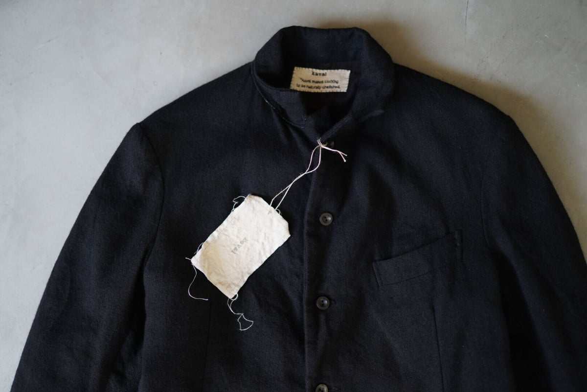 Narrow 5B Jacket カシミヤリネンテーラードジャケット / kaval