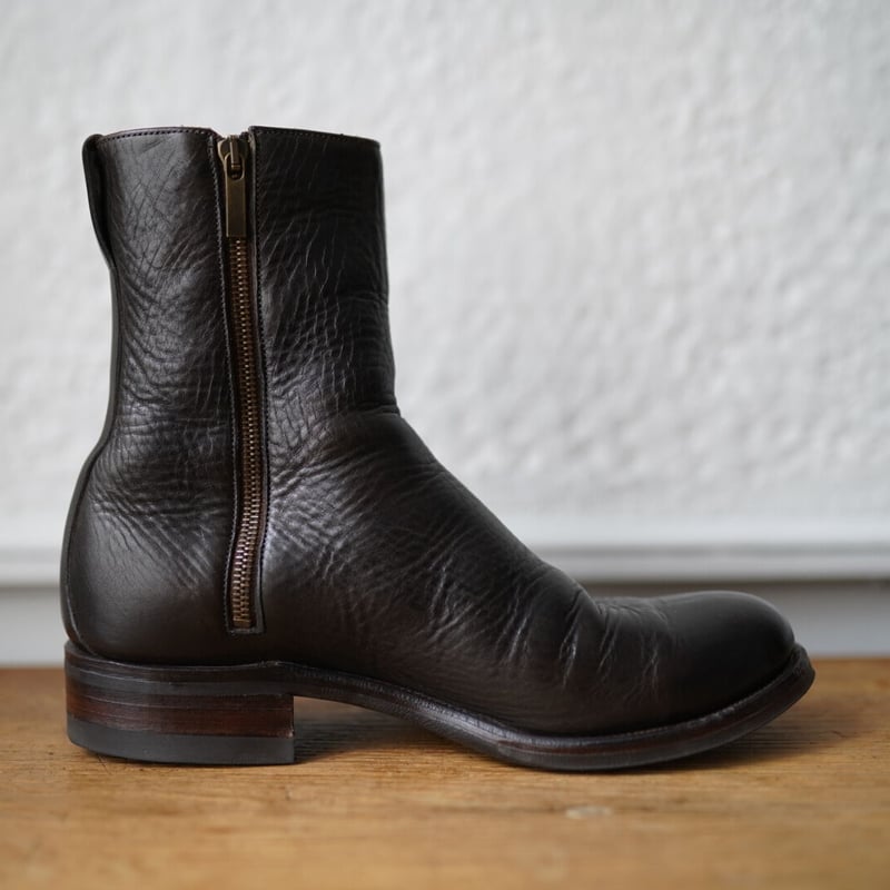 20SS Herald Boots ホースレザーサイドジップレザーブーツ / VIBERG(ヴ