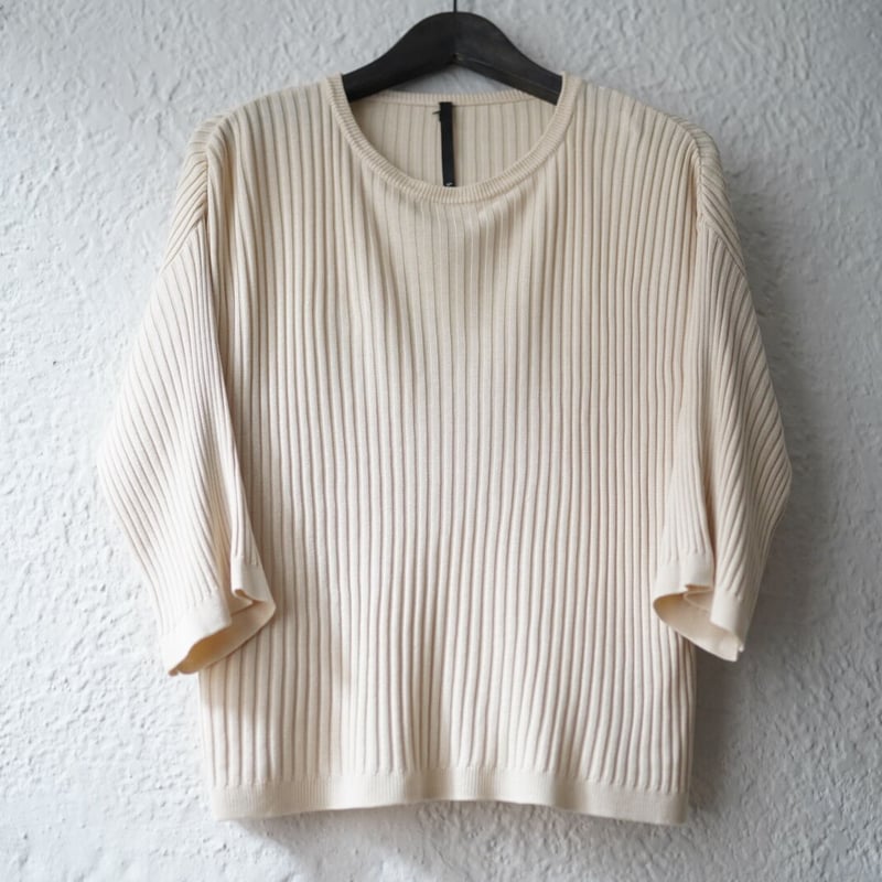 シルクニットセーター アイボリー / SARA LANZI(サラランツィ) | D  