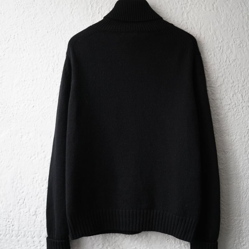 21AW MARTIN カシミヤウールハイネックニットセーター ブラック 21AW MARTIN カシミヤウールハイネックニットセーター ブラック