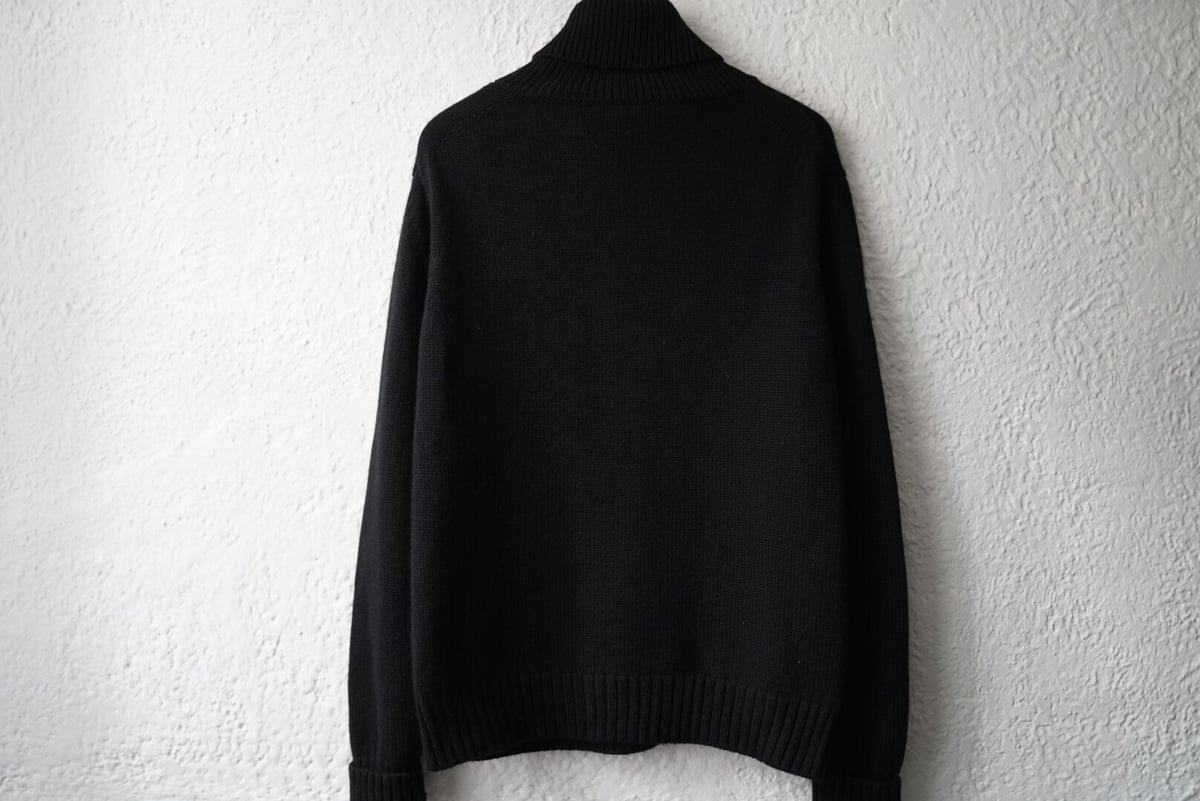 21AW MARTIN カシミヤウールハイネックニットセーター ブラック 21AW MARTIN カシミヤウールハイネックニットセーター ブラック