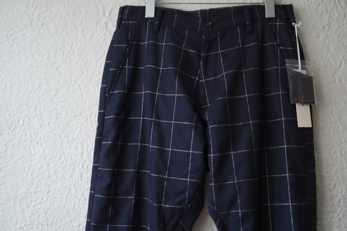 20AW ウィンドウペンチェックサルエルパンツ / sulvam(サルバム 20AW ウィンドウペンチェックサルエルパンツ / sulvam(サルバム