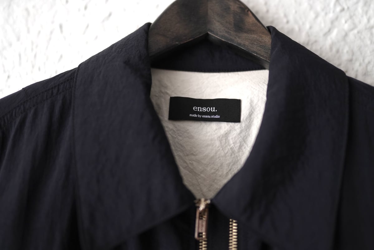 23SS Two-lane Flight Jacket ナイロンブルゾンジャケット / ens 23SS Two-lane Flight Jacket ナイロンブルゾンジャケット / ens
