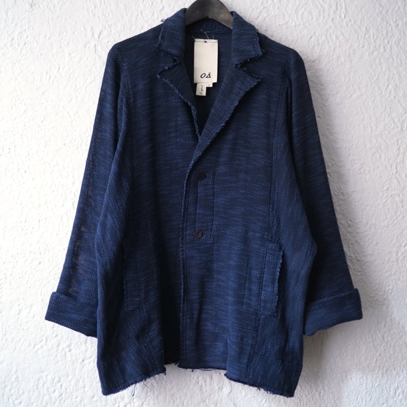 20SS Weave Jacket インディゴ刺し子ジャケット / Omar Afridi(オ 20SS Weave Jacket インディゴ刺し子ジャケット / Omar Afridi(オ