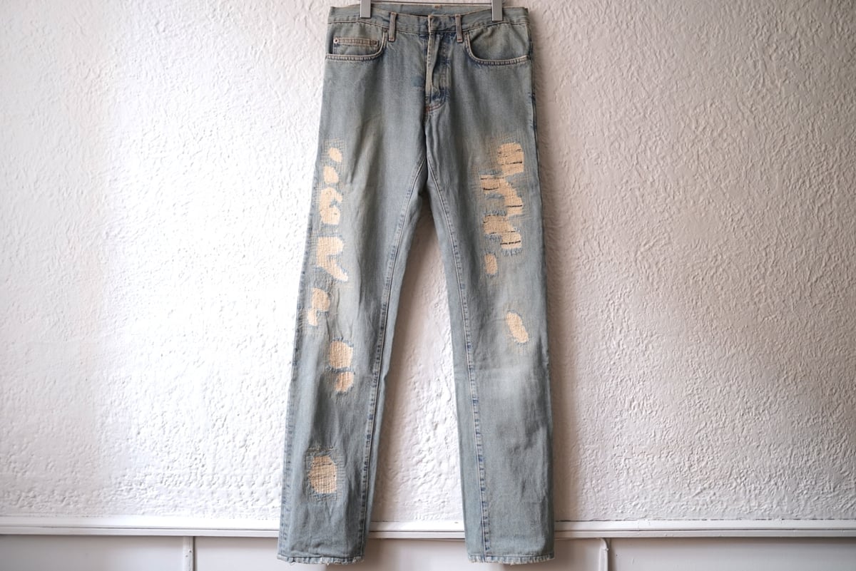 06SS エディ期 クラッシュ加工デニムパンツ / Dior HOMME 06SS エディ期 クラッシュ加工デニムパンツ / Dior HOMME