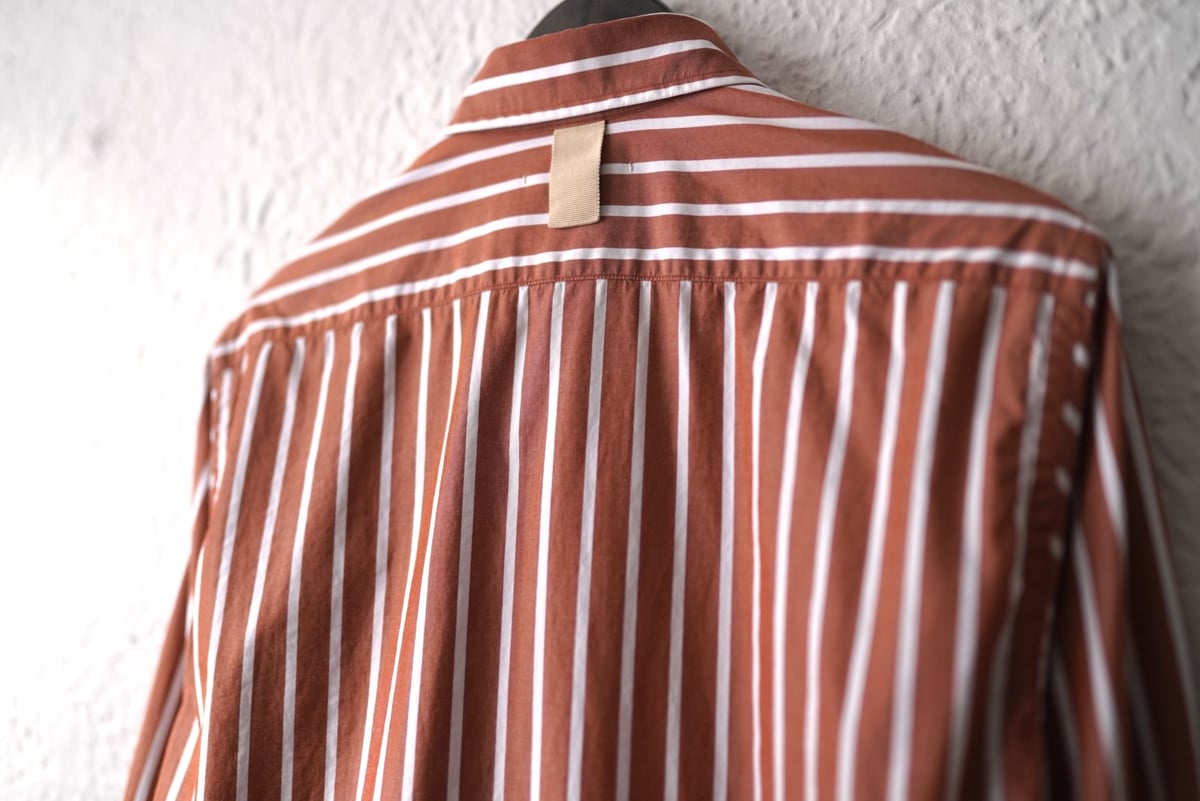 20SS THE SHIRT コットンストライプシャツ / cantate(カンタータ 20SS THE SHIRT コットンストライプシャツ / cantate(カンタータ