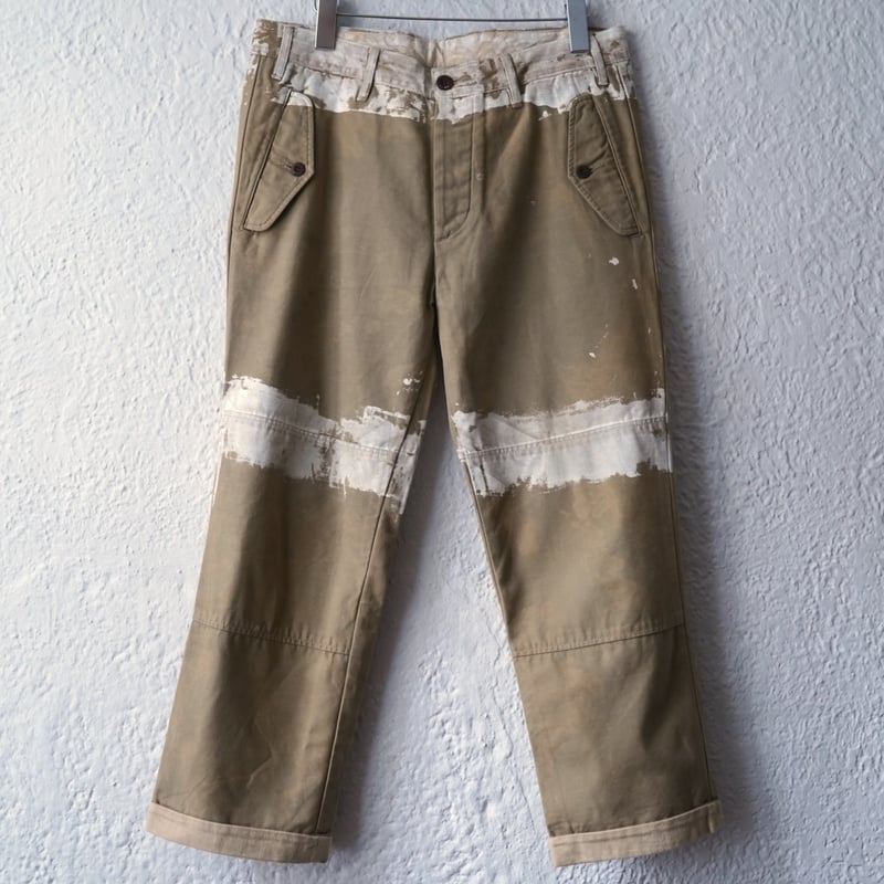 12AW ペンキ加工ワークパンツ / Ryders by Steven Lippman(ライダ