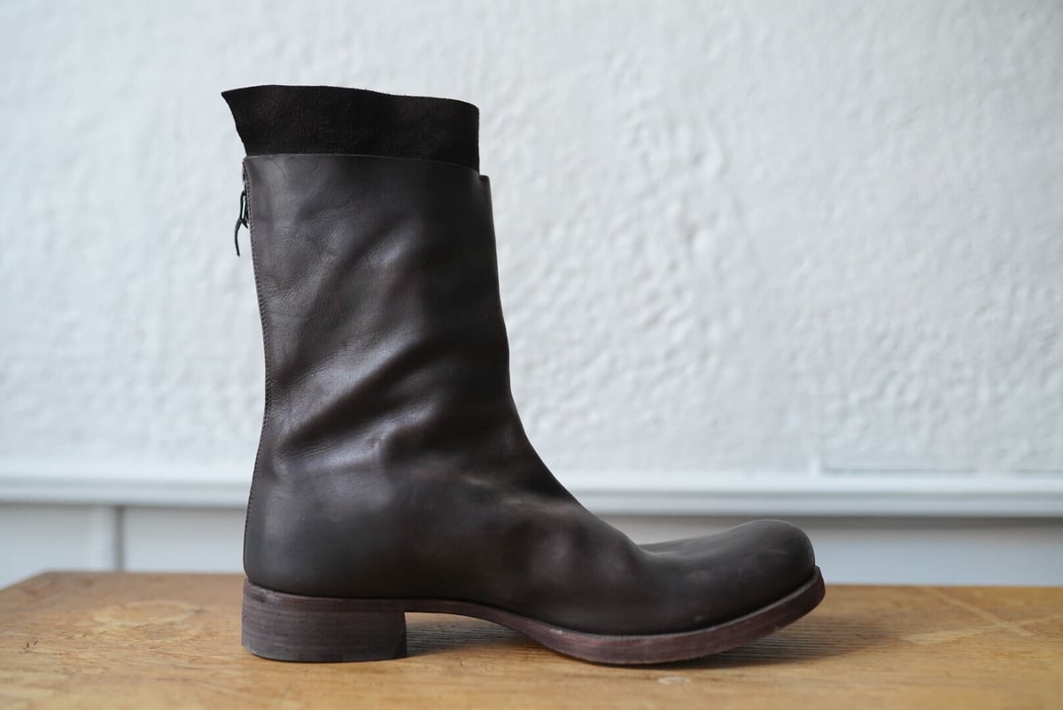 m.a+ エムエークロスバッファローレザーブーツ