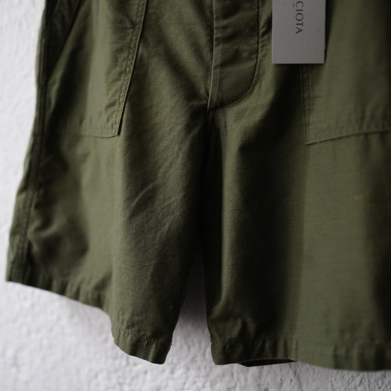 22SS スビンコットンベイカーショーツ ショートパンツ / CIOTA(シオタ 