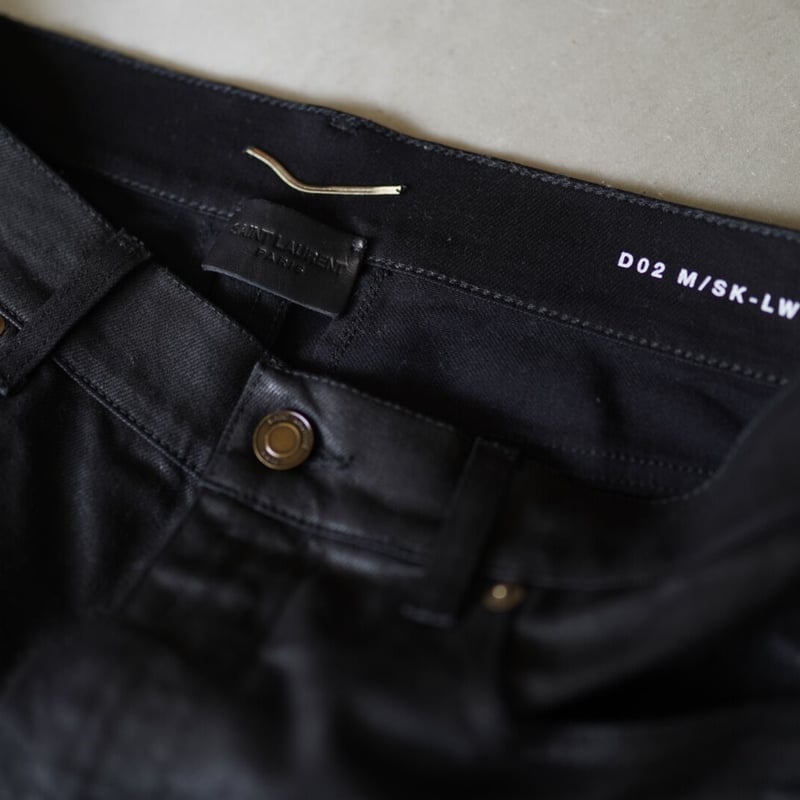 16SS D02 M/SK-LW クラッシュスキニーデニム / SAINT LAURENT P 16SS D02 M/SK-LW クラッシュスキニーデニム / SAINT LAURENT P
