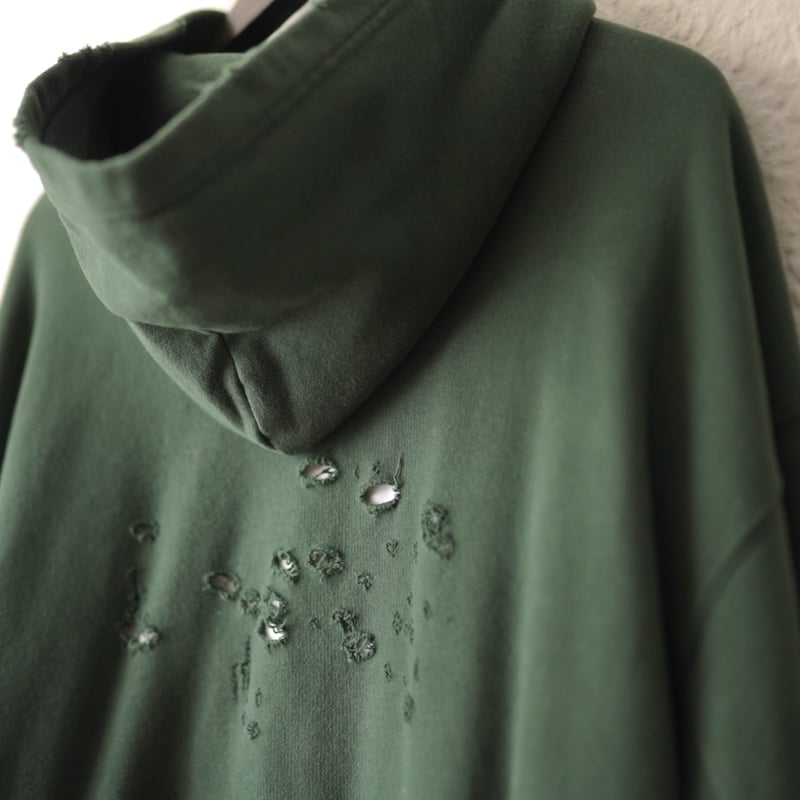 21SS CAPS DESTROYED HOODIE デストロイ加工ロゴミディアム 21SS CAPS DESTROYED HOODIE デストロイ加工ロゴミディアム