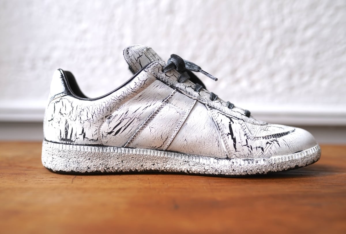 17AW ペンキジャーマントレーナー スニーカー / Maison Margiela 17AW ペンキジャーマントレーナー スニーカー / Maison Margiela