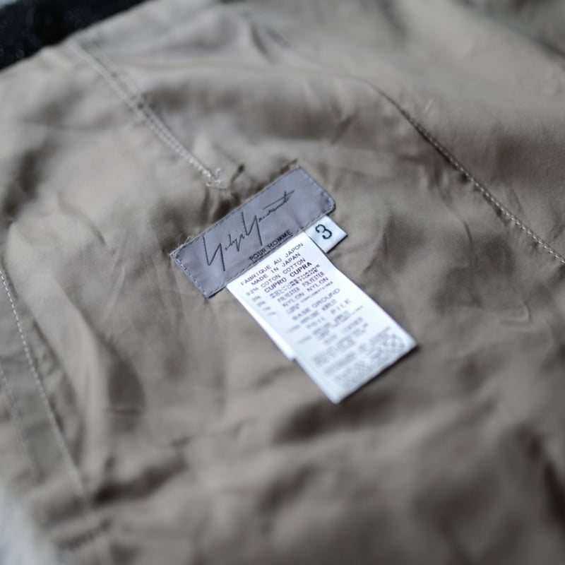 13AW ファー切替巻きスカート / Yohji Yamamoto POUR HOMME(ヨウ 13AW ファー切替巻きスカート / Yohji Yamamoto POUR HOMME(ヨウ