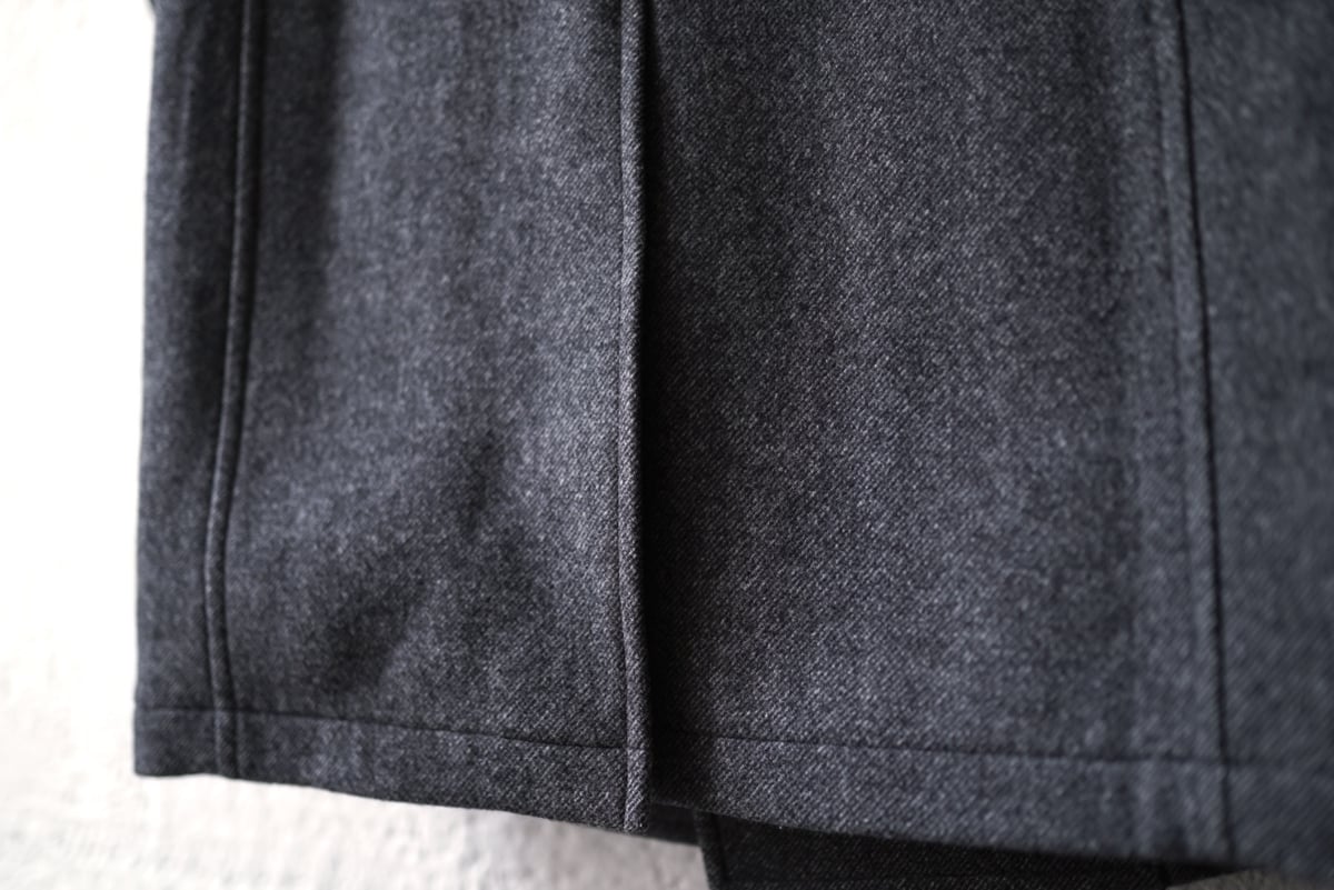 22AW VICTOR ウールメルトンダイアゴナルPコート / HEUGN 22AW VICTOR ウールメルトンダイアゴナルPコート / HEUGN