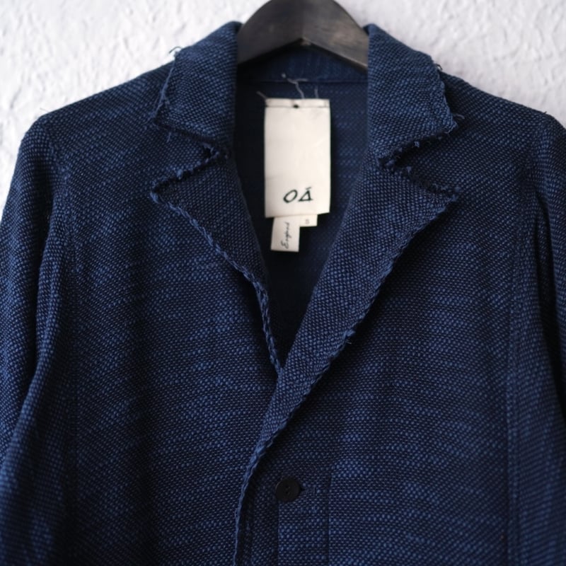 20SS Weave Jacket インディゴ刺し子ジャケット / Omar Afridi(オ 20SS Weave Jacket インディゴ刺し子ジャケット / Omar Afridi(オ
