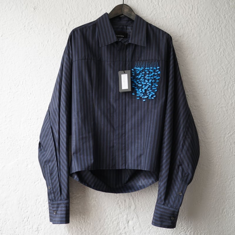 20AW ROUND BACK SHIRT ストライプシャツ / BOTTER(ボッター) | 20AW ROUND BACK SHIRT ストライプシャツ / BOTTER(ボッター) |