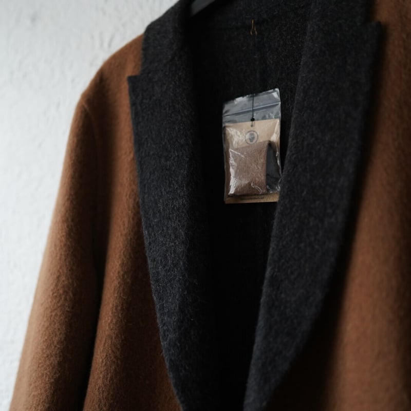 18AW Double Breast Jacket アルパカダブルフェイスコート / THE 
