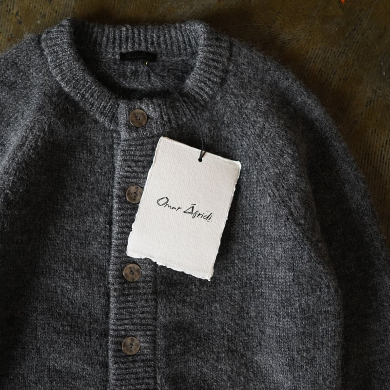 21AW NUBE CARDIGAN モヘヤニットカーディガン / Omar Afridi(オ 21AW NUBE CARDIGAN モヘヤニットカーディガン / Omar Afridi(オ