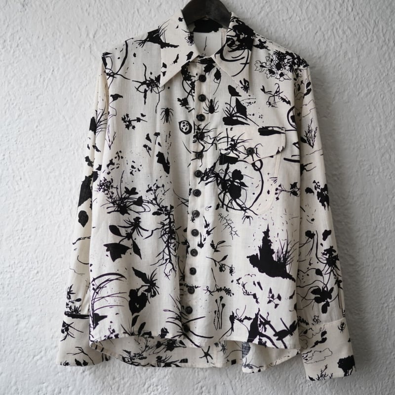 21SS 総柄シャツ / JOHN ALEXANDER SKELTON(ジョンアレキサンダース...