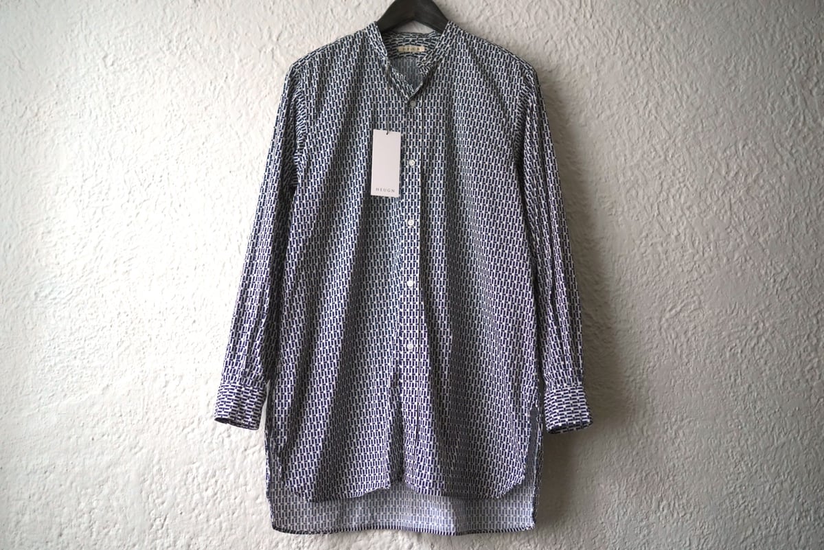 HEUGN ユーゲン print rob James SHIRTS053