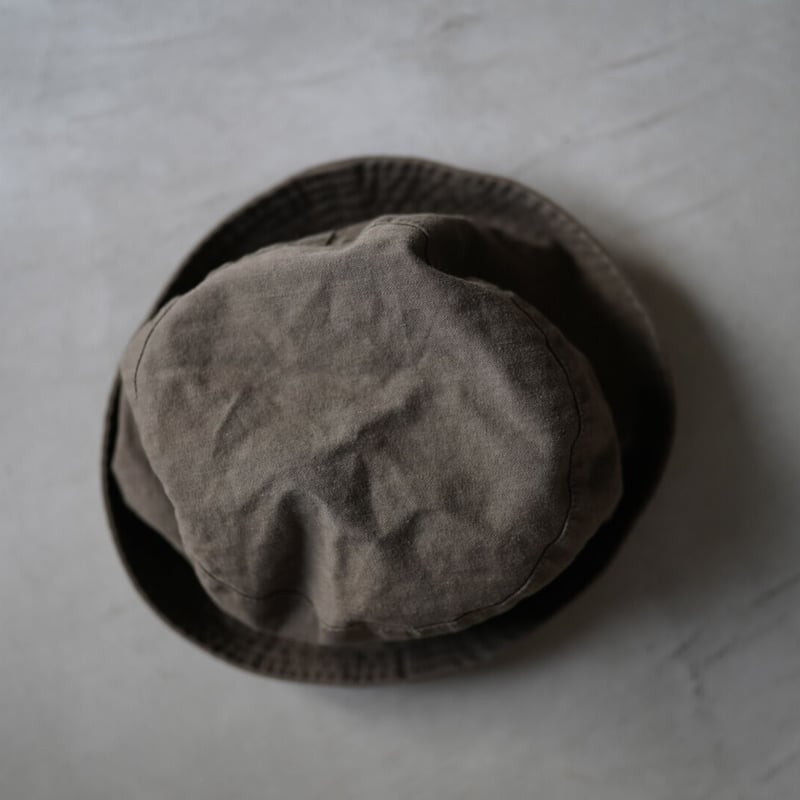 Paul Harnden Shoemakers グレー コットンハット Lサイズ