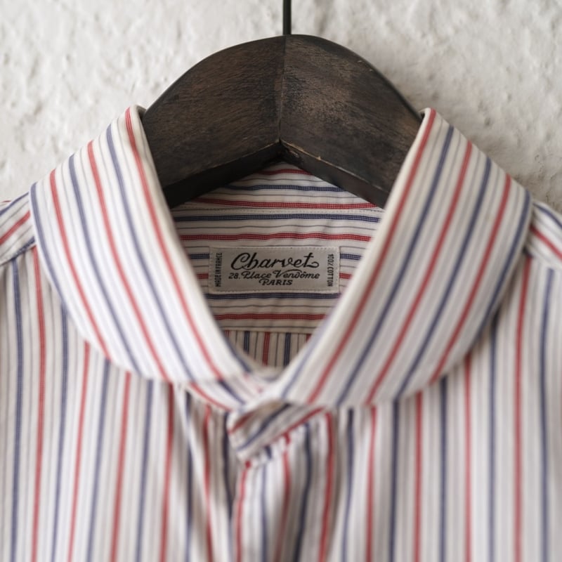 1990's Charvet シャルベ ストライプドレスシャツ / Vintage 1990's Charvet シャルベ ストライプドレスシャツ / Vintage