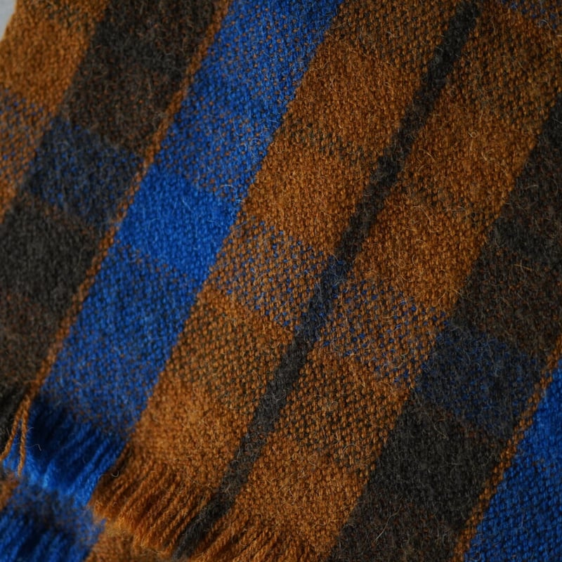 Gobi Plaid Scarf 手織りマフラー / denis colomb(デニスコロン)...