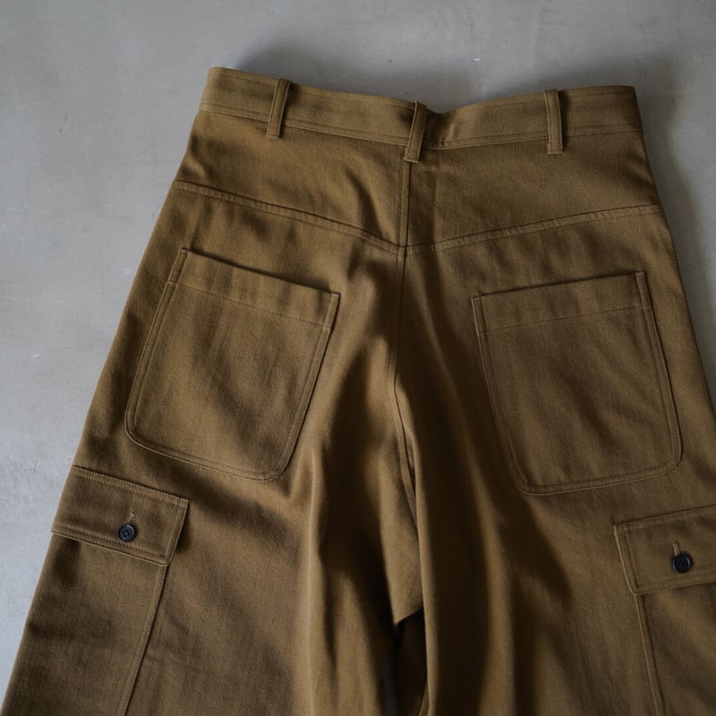 20AW コットンウールミリタリートラウザーズパンツ / O PROJECT(オー 
