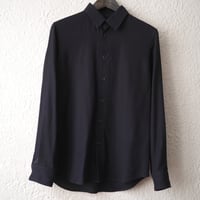 COMOLI 16AW カナパウールサファリジャケット サイズ1 ネイビー COMOLI 16AW カナパウールサファリジャケット サイズ1 ネイビー