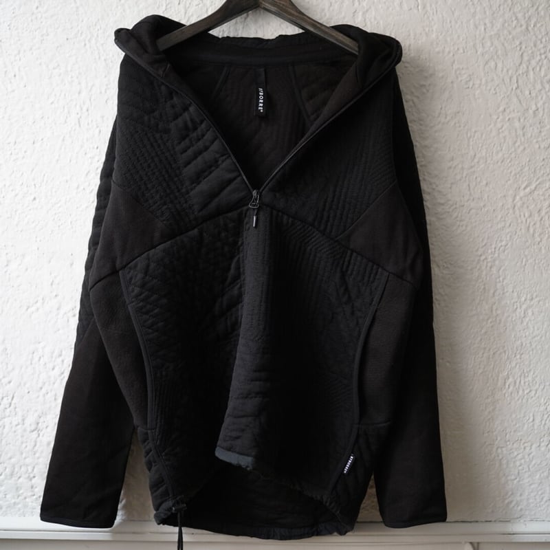 3D Knit ジップアッププルオーバーパーカー / BYBORRE(バイボレ) | D 