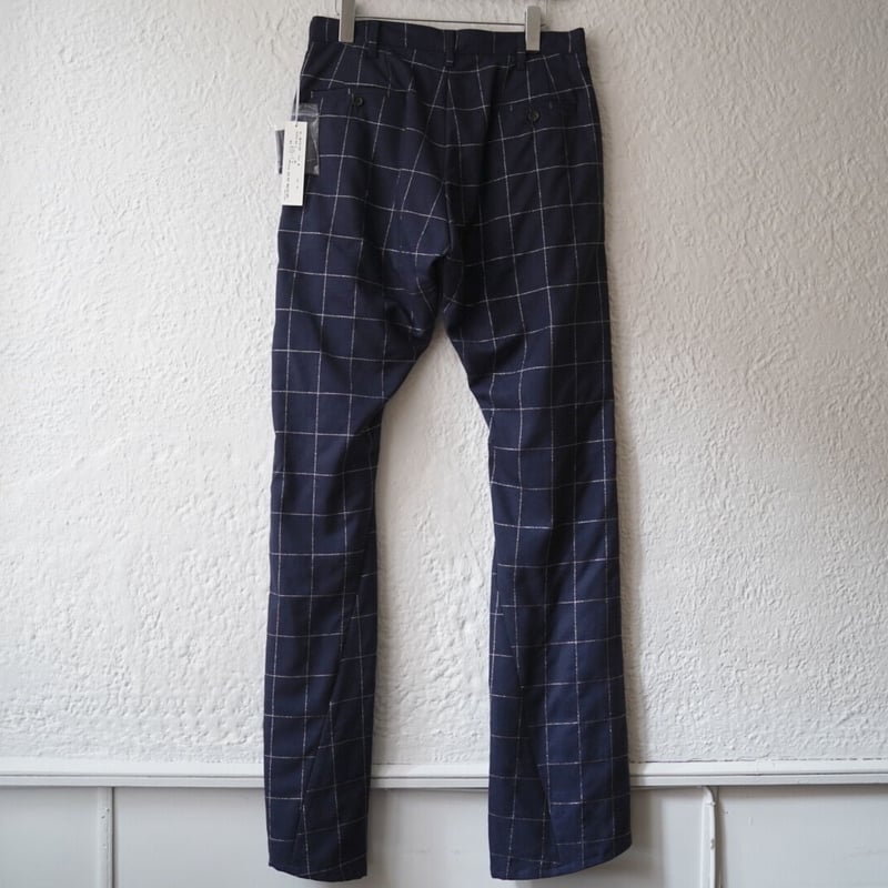 20AW ウィンドウペンチェックサルエルパンツ / sulvam(サルバム 20AW ウィンドウペンチェックサルエルパンツ / sulvam(サルバム