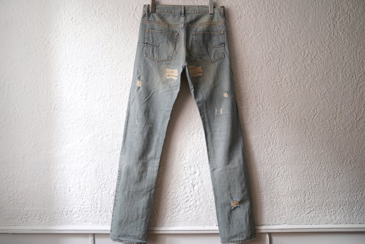 06SS エディ期 クラッシュ加工デニムパンツ / Dior HOMME 06SS エディ期 クラッシュ加工デニムパンツ / Dior HOMME