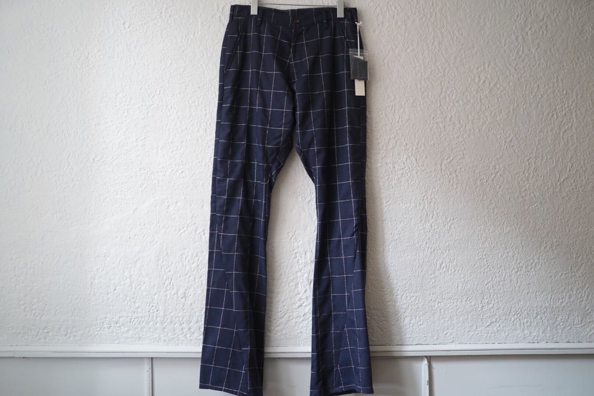 20AW ウィンドウペンチェックサルエルパンツ / sulvam(サルバム) | D 