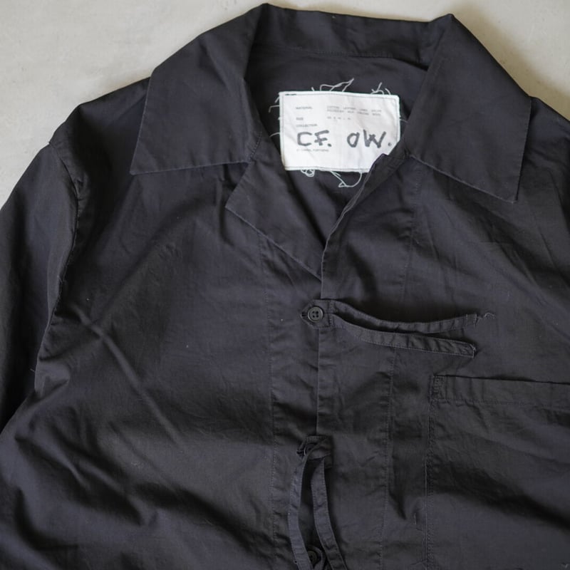 22SS × Omen Wapta WORKER SHIRT リボンシャツ / CAMIEL