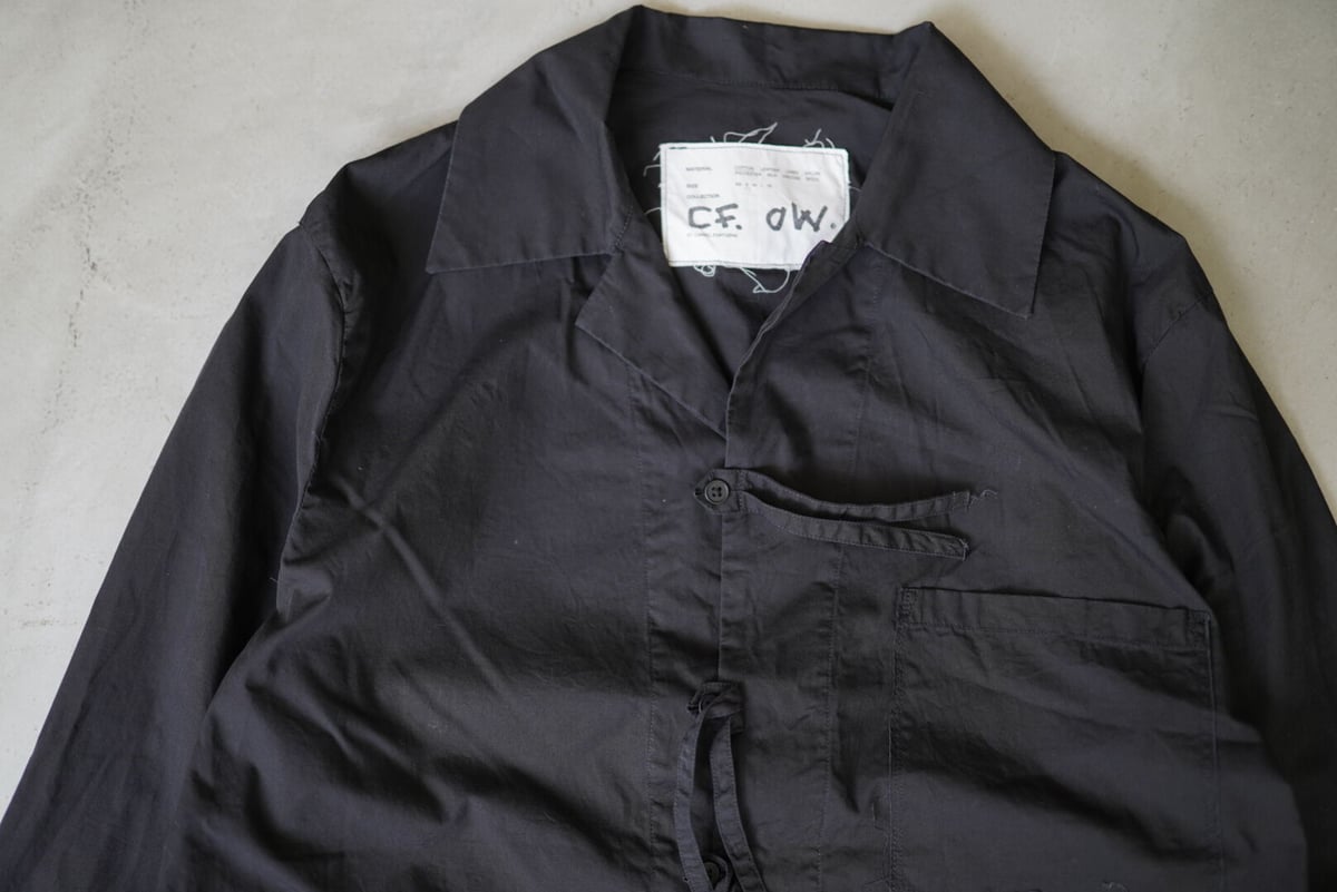 22SS × Omen Wapta WORKER SHIRT リボンシャツ / CAMIEL