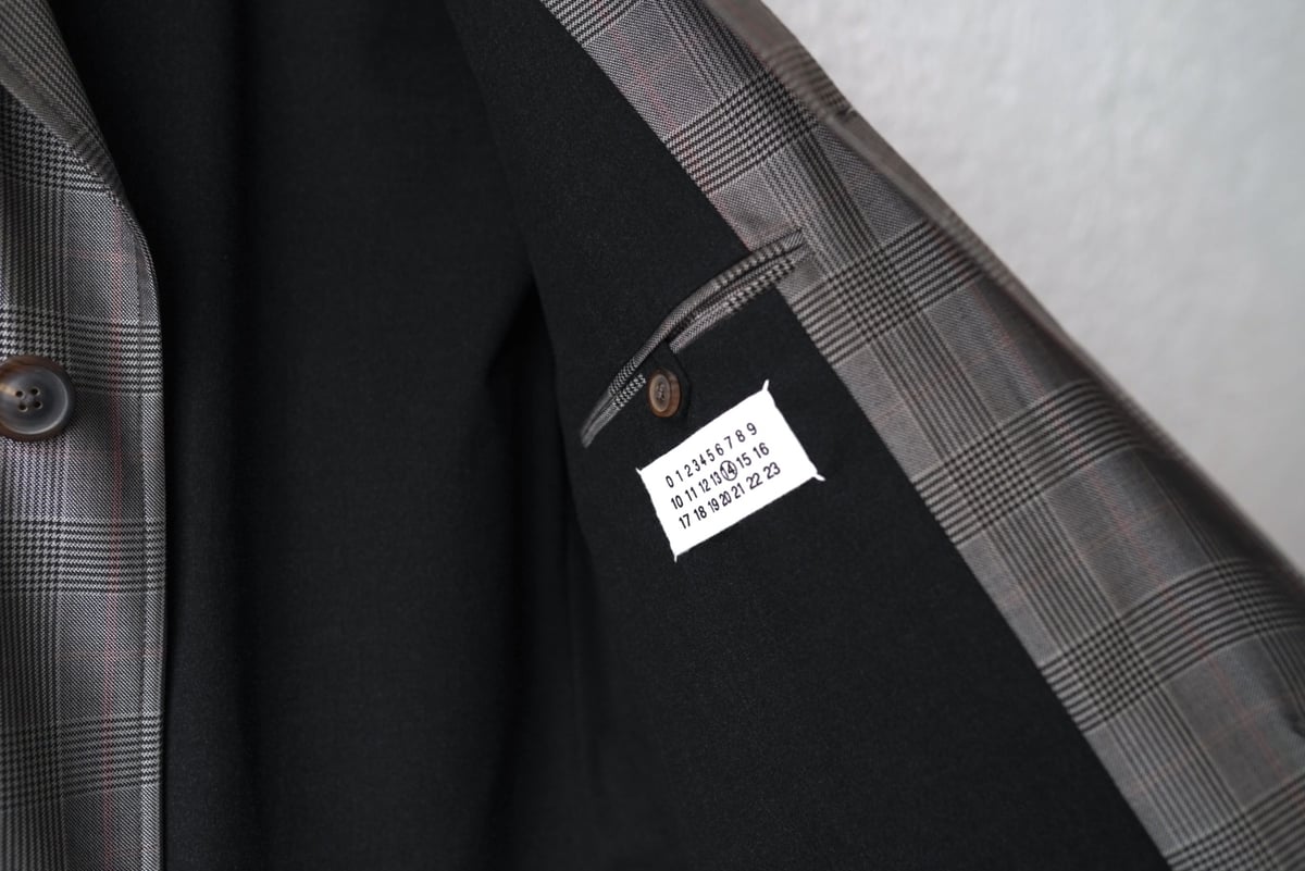 10AW チェック柄ステンカラーコート / Maison Martin Margiela 10AW チェック柄ステンカラーコート / Maison Martin Margiela